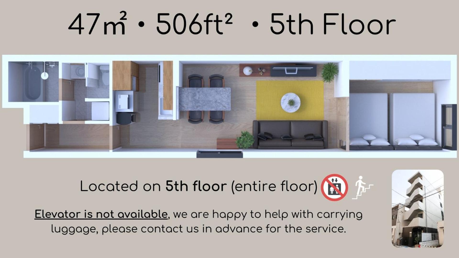 Seirai Asakusa Vacation Rental - 3 Minutes From Station 東京都 客房 照片