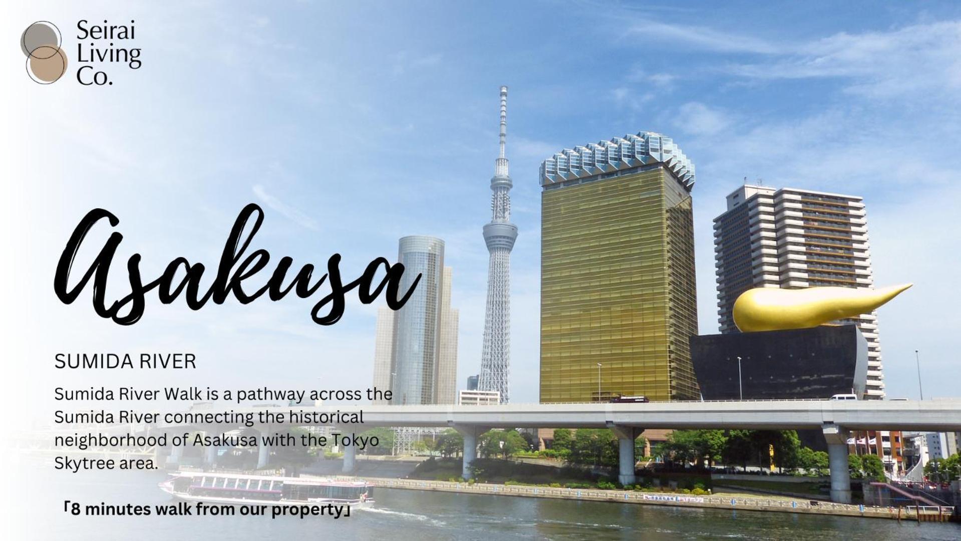 Seirai Asakusa Vacation Rental - 3 Minutes From Station 東京都 外观 照片